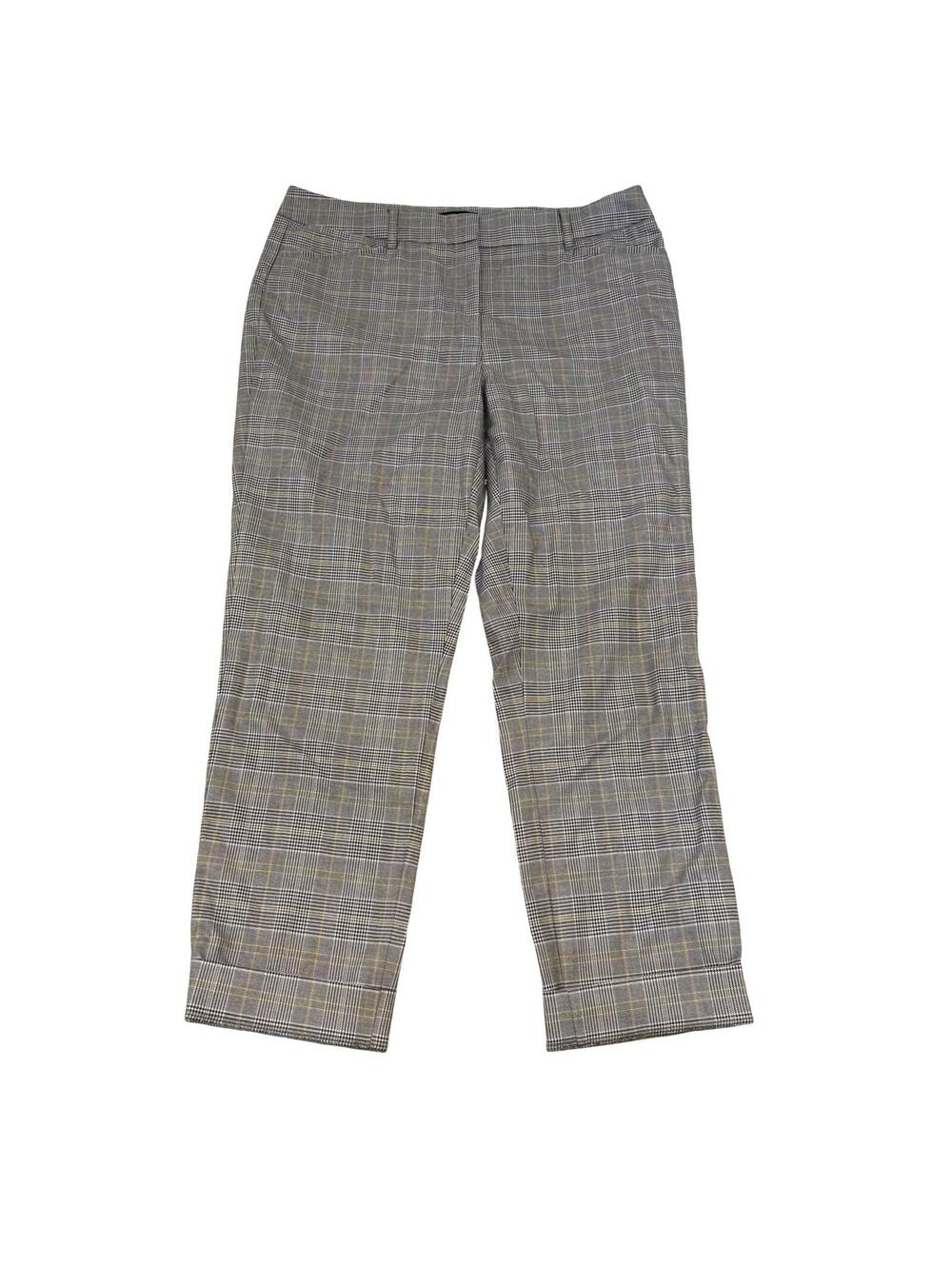 White House Black Market Plaid Slim Ankle Pants - Size 8